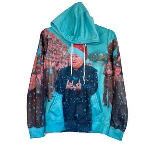 Kim Jong-un Christmas Hoodie Sweatshirt Sz S